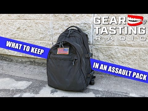 What to Keep in an Assault Pack - Gear Tasting Radio 62