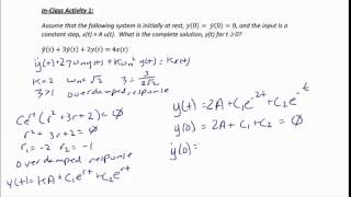 ECE205 Lecture 2-2: Solving Second Order Differential Equations