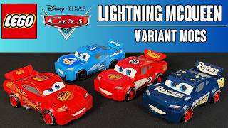 LEGO LIGHNING McQUEEN Variants: Dinoco, Radiator Springs, and Fabulous Speed Champions MOCs
