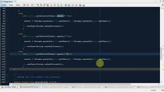 How to make a simple calculator in java GUI