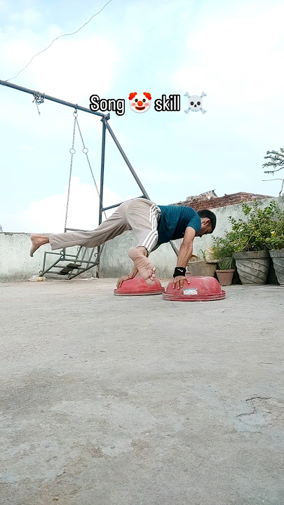 Song 🤡 skill ☠️ #calisthenics #workout #athlete #planche #bharat #pushup