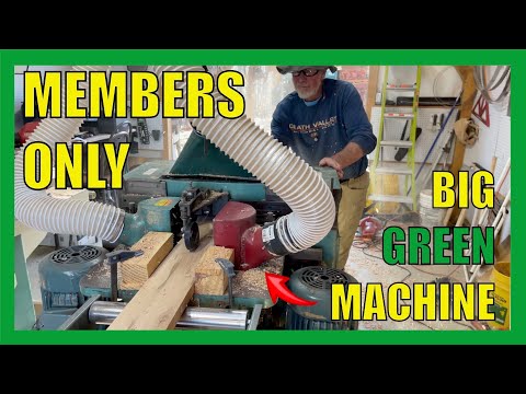 We Finally Got Our Hands on Big Green: Our New Shop Machine | MEMBERS ONLY
