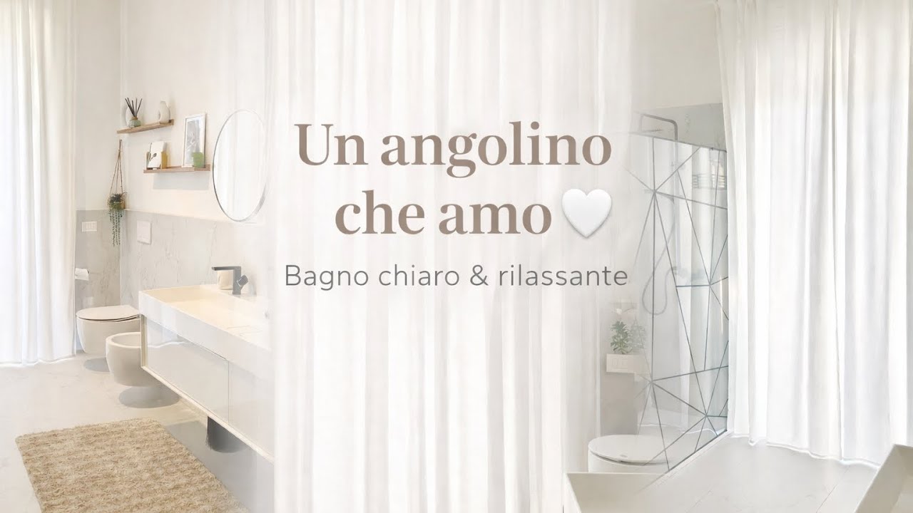 Il mio nuovo angolino 🤍 | Bagno chiaro e rilassante