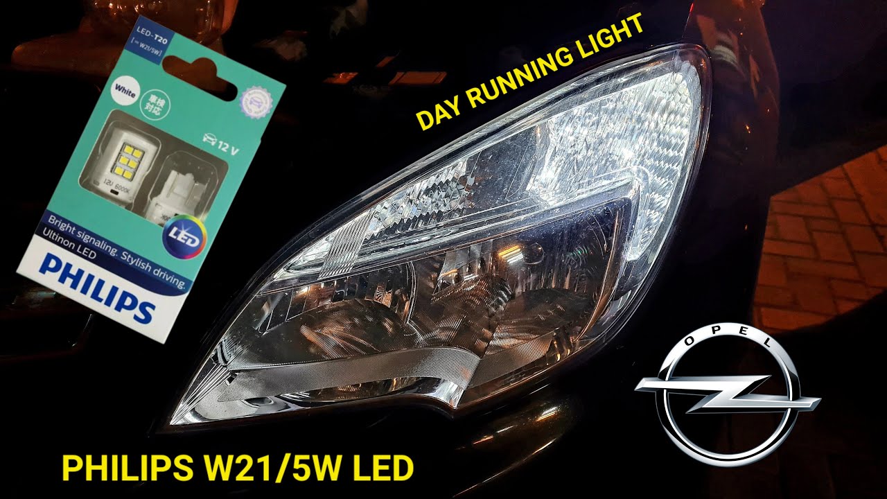 PART 1: Philips W21/5W Led DRL install on OPEL MOKKA 