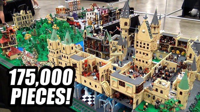 Massive Harry Potter Hogwarts Castle From 1,000,000 LEGO Bricks WORLD  RECORD 