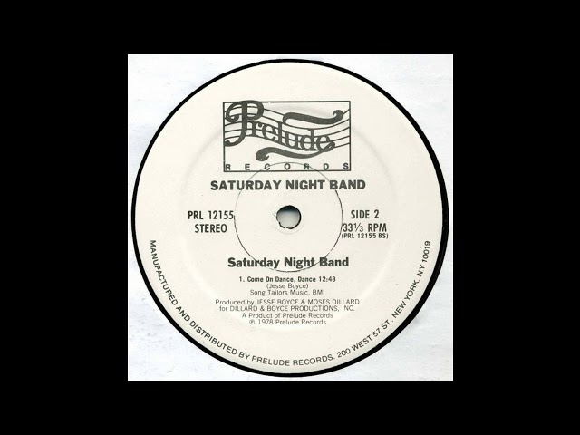 SATURDAY NIGHT BAND: "C'MON AND DANCE DANCE"[J*ski EDIT]