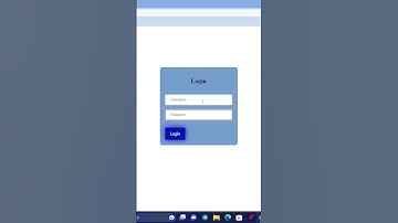 Login Form With Glowing Button | Using HTML & CSS |#webdevelopment #shorts #loginpage #css