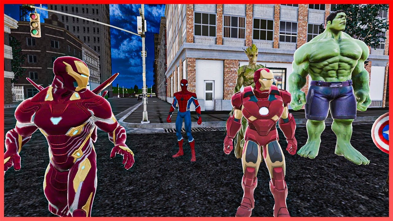 7 Avengers Defending City From Evil Invasion - Ultimate Epic Battle ...