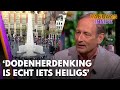 Mart de kruif houdt pleidooi om niet te protesteren tijdens dodenherdenking is echt iets heiligs