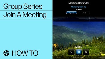 How To - Group Series Join A Meeting | HP Support