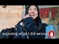 reacting to my (MIT) final grades | Sarah Chieng