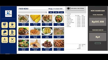 TUTORIAL APLIKASI CAFE | FOOD AND BEVERAGE | POS RESTORAN SEDERHANA