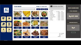 TUTORIAL APLIKASI CAFE | FOOD AND BEVERAGE | POS RESTORAN SEDERHANA screenshot 5
