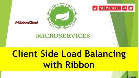Step 22  Client Side Load Balancing with spring cloud Ribbon