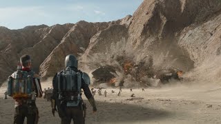 Mando & Cobb Vanth vs Krayt Dragon - The Mandalorian Season Two (2020) Resimi