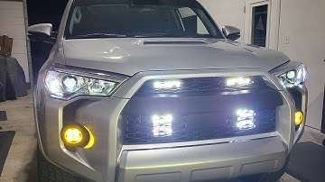 2023 4Runner Diode Dynamics SS5 Pods and SS6 LED Bars Installed