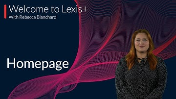 The Lexis+ Homepage