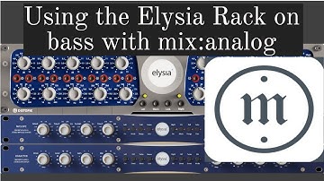 mix:analog Elysia rack: how I use it on bass  - Demonstration by Mirko Russo for ClangLab #mixanalog