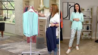 Zuda Zrefresh Aloe Infused Open Front Cardigan On Qvc