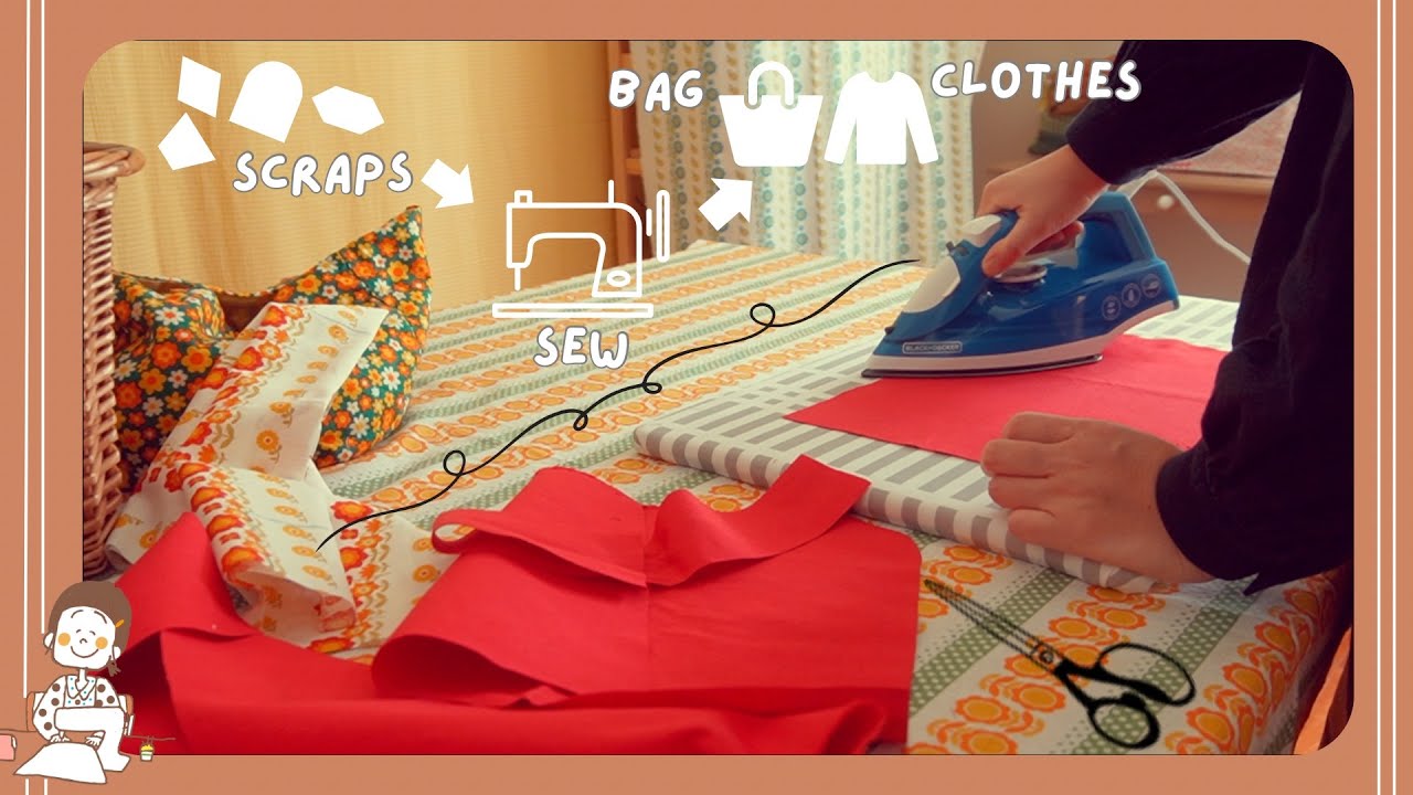 余った布とはぎれでバッグとお洋服作りをした忙しい日 ⌘ 365日手作り服