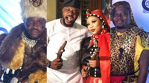 SEE EPIC MOMENTS OF ODUNLADE ADEKOLA, FEMI ADEBAYO, MUYIWA ADEMOLA, WUMI TORIOLA AT AGESHIKOLE PREMI
