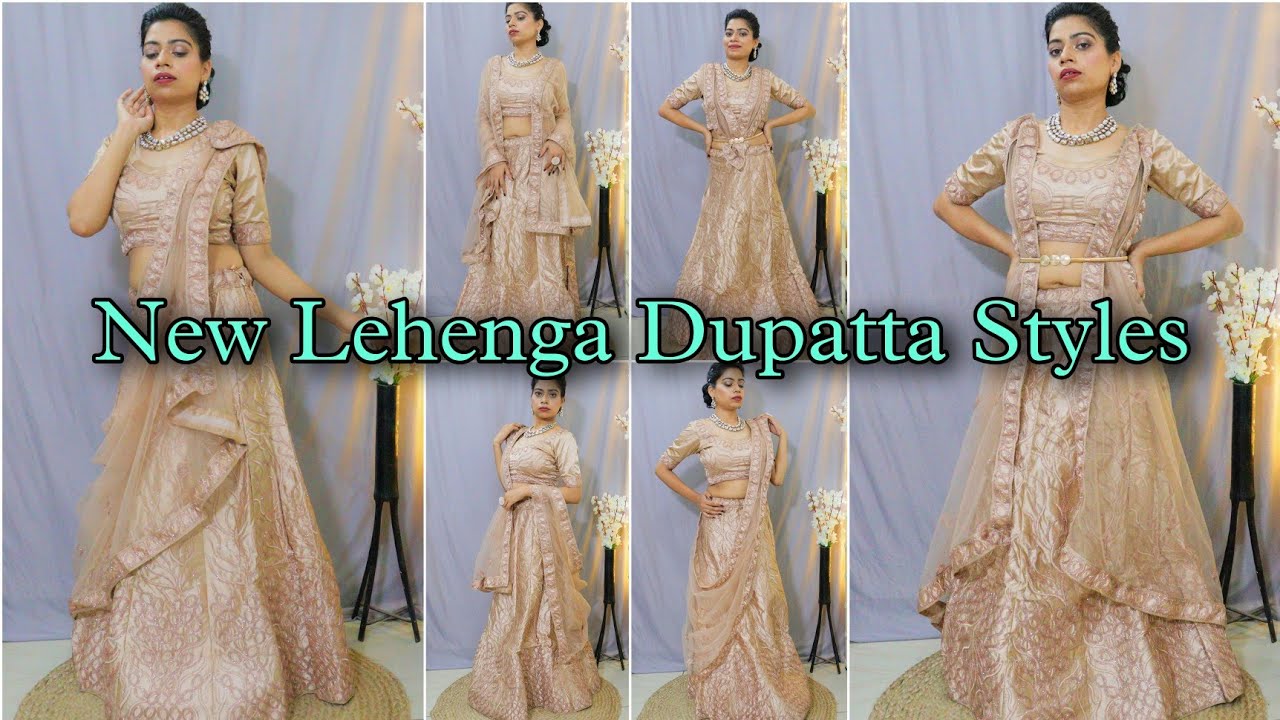 Latest Wedding Dupatta Draping Styles !!! – Yuga's Blog
