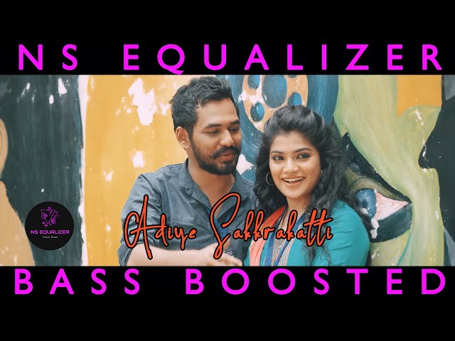 Adiye Sakkarakatti Song || Meesaya Murukku Songs ||Hiphop Tamizha ||Bass Boosted||NS Equalizer class=