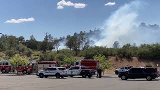 Beginning of the Picture Show fire in Prescott, AZ