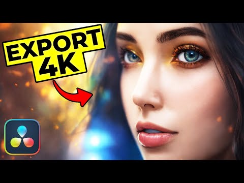 How To EXPORT 4K Video In Davinci Resolve 19 Tutorial