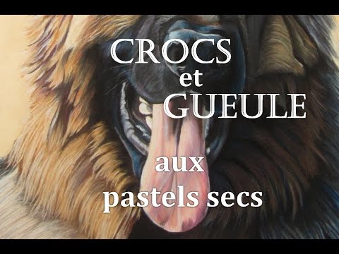 Peindre des Crocs de chien [Pastels secs]