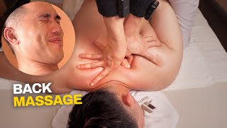 ASMR 🔥 I Got an Intense Back Massage | Neck Shoulder Massage | Body Stretching
