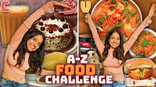 Eating In Alphabetical Order for 24 HOURS! (A to Z Food Challenge)