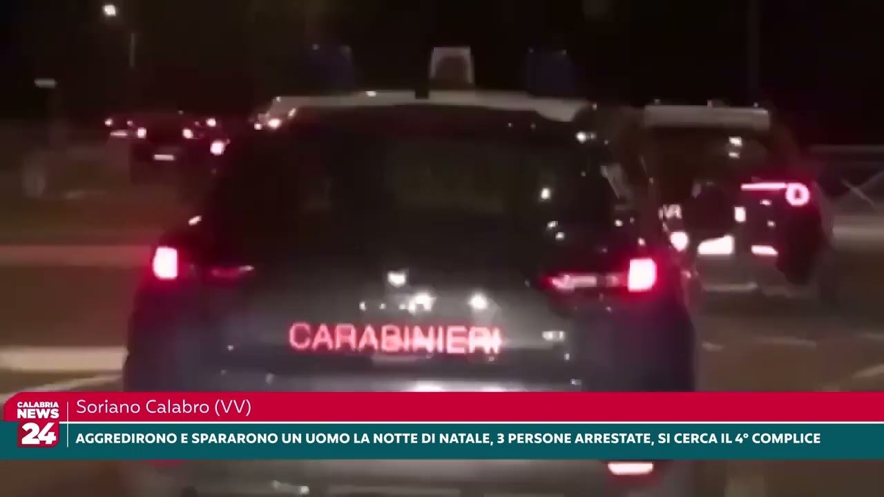Soriano Calabro: aggredirono un uomo la notte di Natale, 3 persone arrestate, si cerca il 4 complice