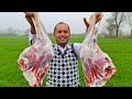 Mutton Leg Steam Roast Without Oven | Raan Steam Roast | Goat Leg Steam | Village Food Secrets