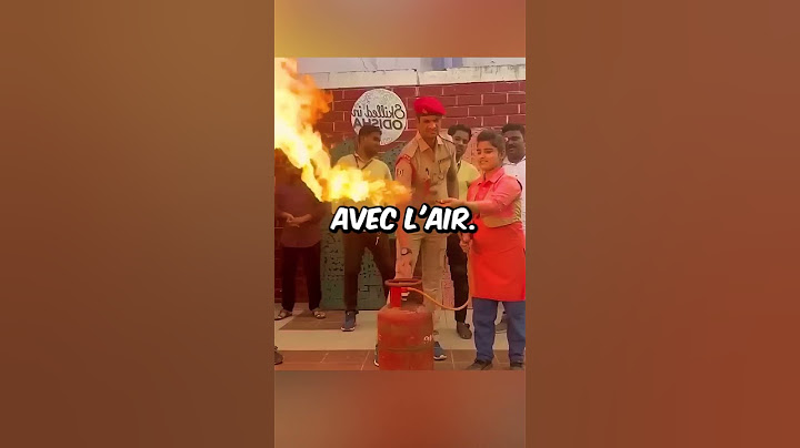 Comment Éteindre Un Incendie De Bouteille De Gaz 😮