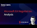 Microsoft EA Negotiation: Analysis