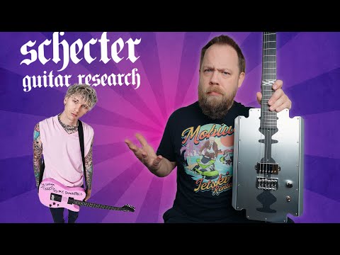 Checking Out The Schecter Machine Gun Kelly RAZOR GUITAR!