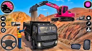 Railroad Builder Simulator 3D - Highway Excavator Construction JCB - Android GamePlay  screenshot 2