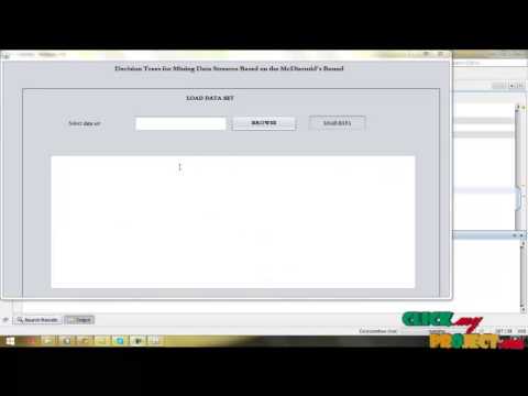 Final Year Projects  | Decision Trees for Mining Data Streams Based on the McDiarmid's Bound