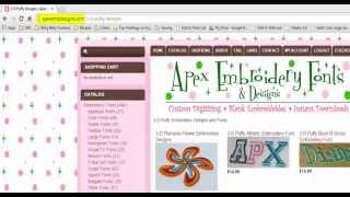 how to import fonts into sew what pro
