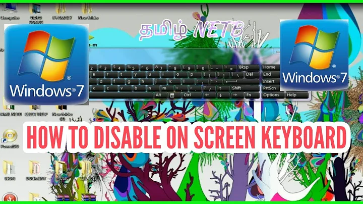 how to disable on screen keyboard windows 7