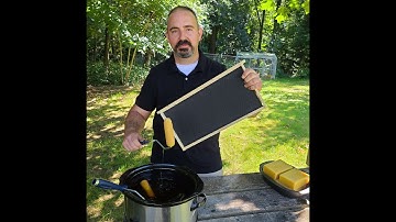 How to Add Wax to Plastic Foundation