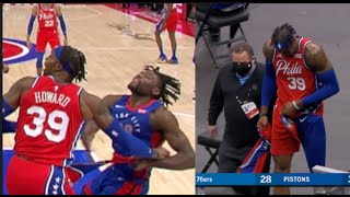 OH NO Pistons Players Strips Dwight Howard Of His Shorts But Howard Gets Technical For It| FERRO