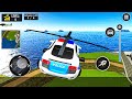 Flying Police Car Driving 3D - Extreme Flying Car Chase - Gameplay Android