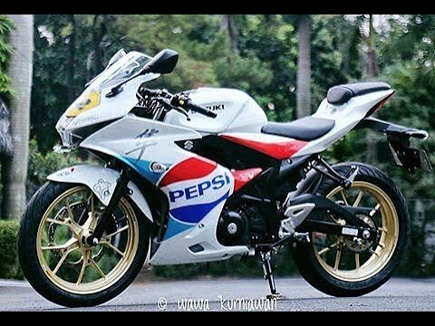 CONTOH MODIFIKASI  Suzuki GSX  150 R Indonesia KEREN  YouTube