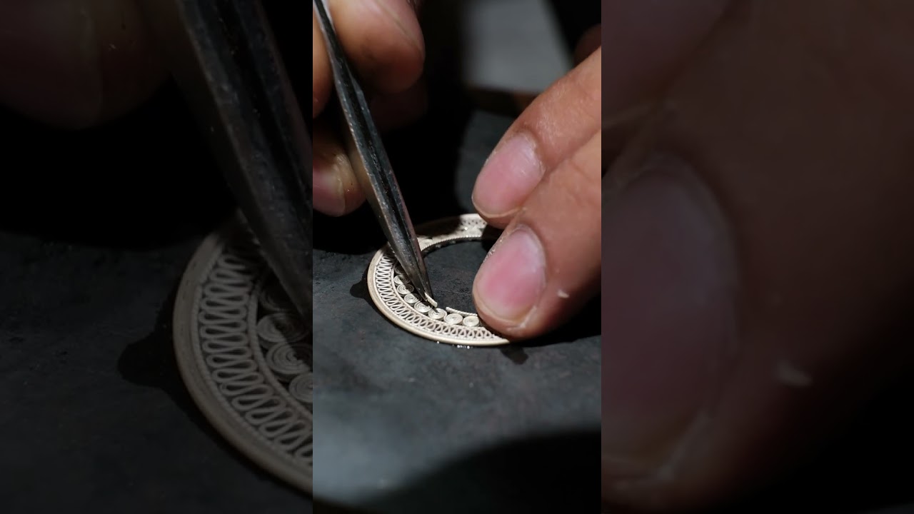 The Birth of a Silver Filigree Pendant.