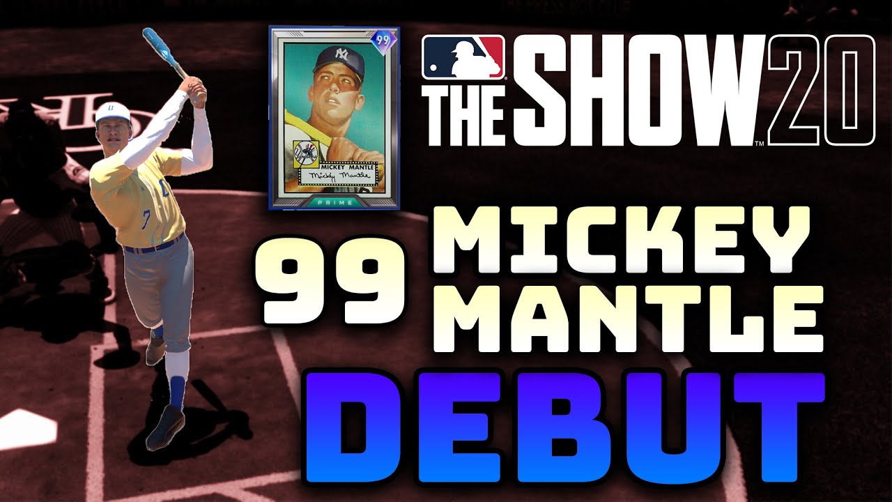 99 MICKEY MANTLE Goes OFF In His Debut! Rage Quit!?? MLB The Show 20 Diamond Dynasty