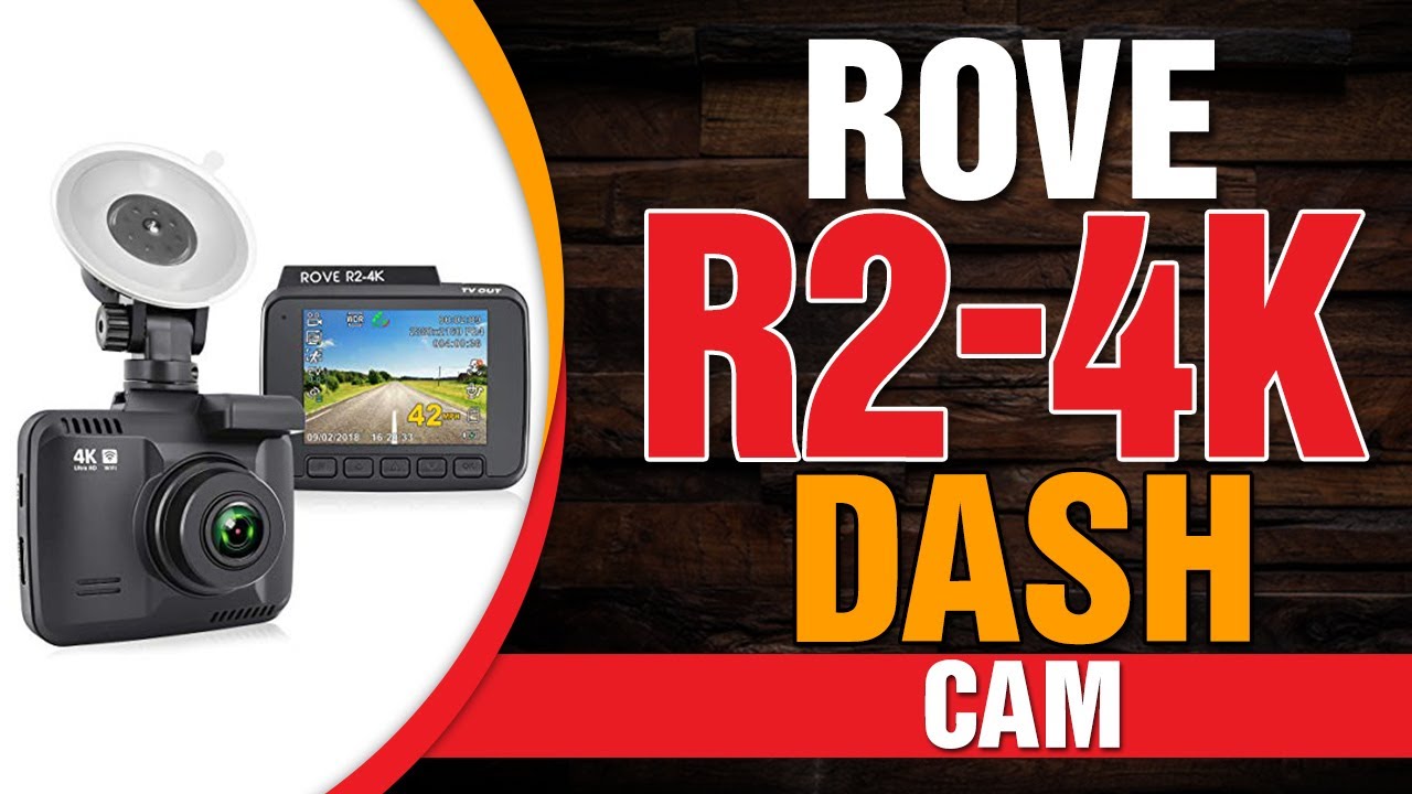  ROVE R2-4K Dash Cam Built-in WiFi GPS Car Dashboard