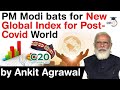 G20 summit 2020 - PM Modi bats for New Global Index for Post Covid World #UPSC #IAS