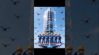 What's it like to build a skyscraper in the air #skyscraperday #skyscraper #tallesttower #citytower